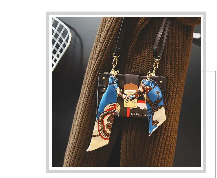 

Women Bags Purse Shoulder-Crossbody-Bags Round Metal Small Designer Ring Alligator Retro