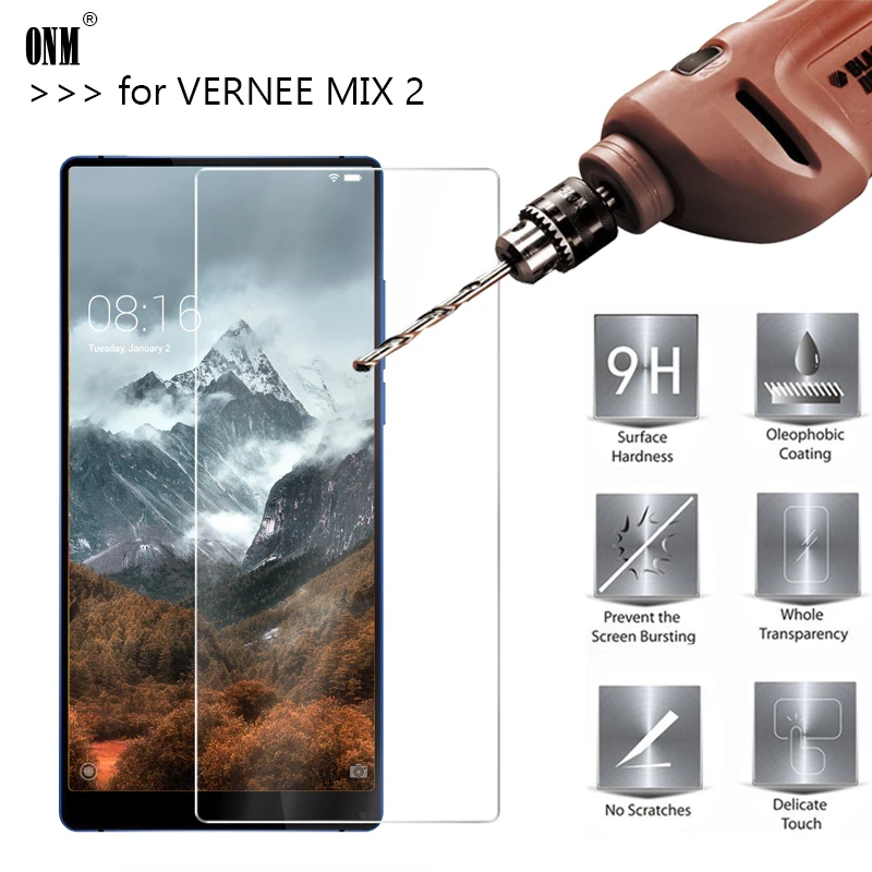 2.5D 0 26 мм 9H высококачественное закаленное стекло для VERNEE MIX 2 6 дюймов Защитная