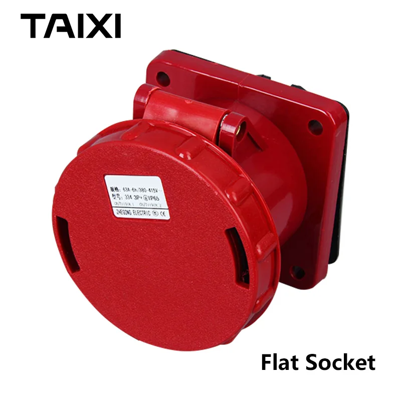 IP67 380 V-415 V трехфазный 4P водонепроницаемый разъем Европейский стандарт 400V открытый контейнер-холодильник