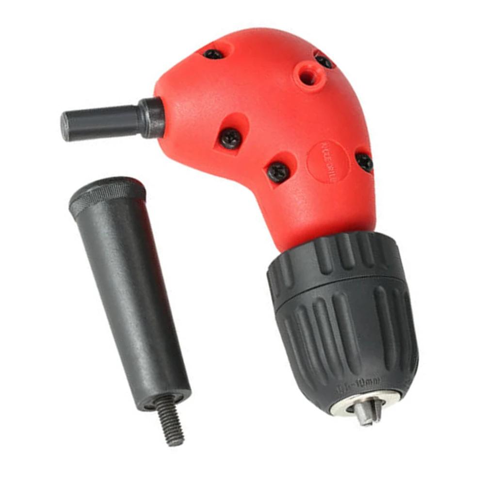 90°degree Right Angle Drill Adapter Attachment Keyless Chuck Repair Tool Parts