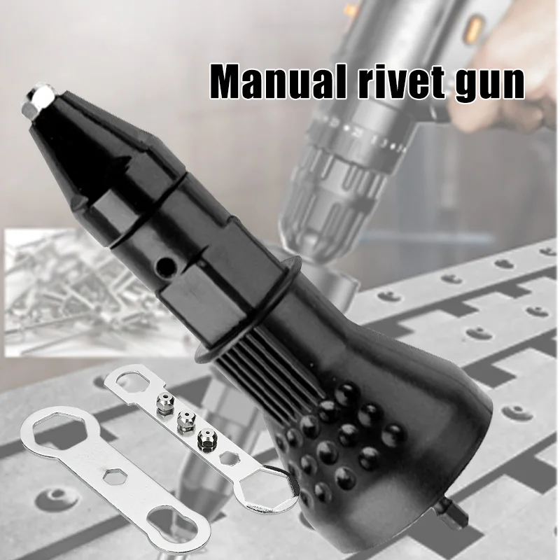 Rivet sans fil Perceuse électrique Adaptateur de Rivet Écrou électrique Économie d