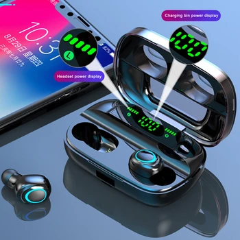 

Wireless Bluetooth 5.0 Earphone Headphone Stereo Waterproof Noise Canceling for Sport VH99