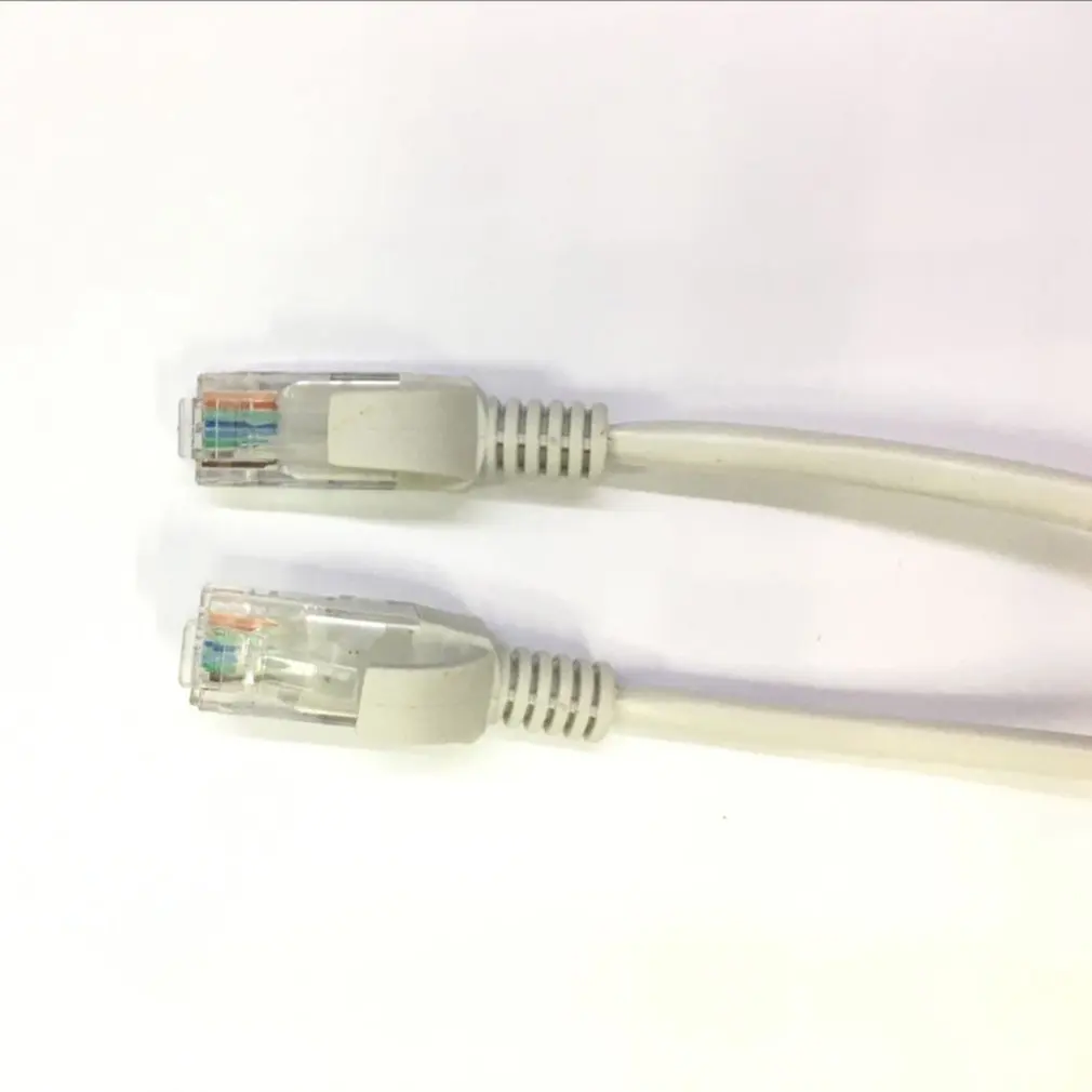 15MCat-6 Ethernet кабель плоский с кабельными зажимами Интернет сетевой кабель высокоскоростной LAN провод с Snagless Rj45 разъемы