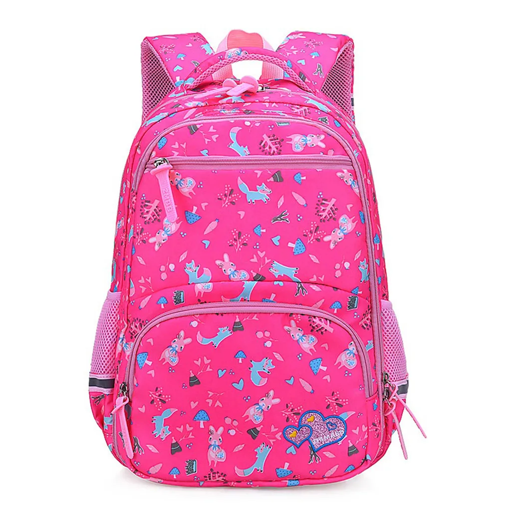 New Student Schoolbags Girl Fashion Large Capacity Waterproof and Load-reducing Cartoon Kids Backpack