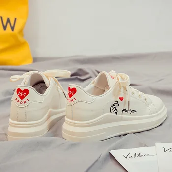 

2019 Season Student Joker Casual Shoes Woman Run Low Help Chalaza Small White Shoes Woman Ins Skate Shoes
