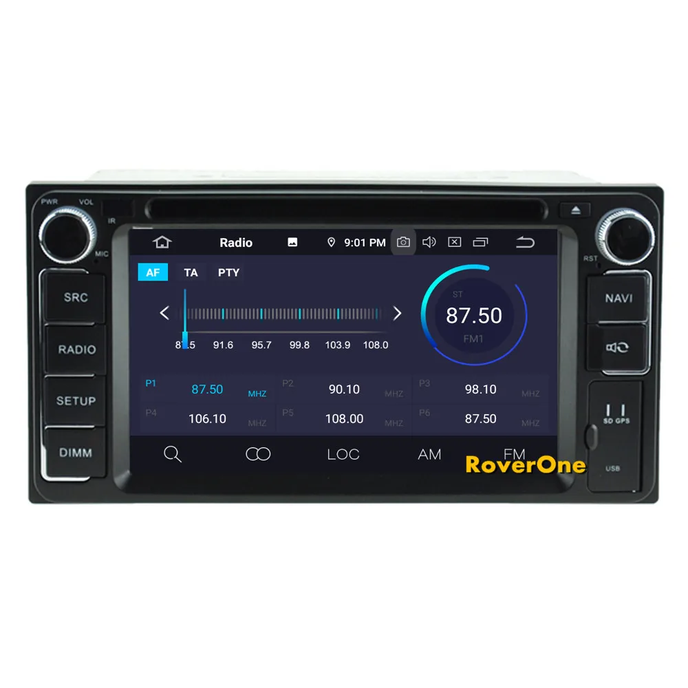 Top Car DVD Player For Toyota Yaris Matrix Ipsum Previa Crown FORTUNER AVANZA LANDCRUISER 100 Rush Celica Kluger Allion Hiace 8