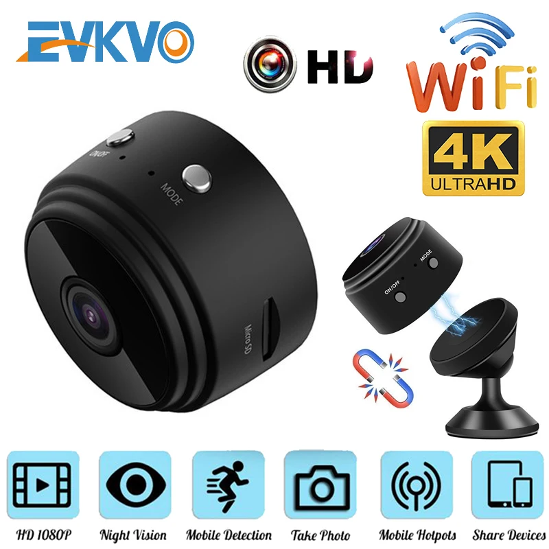 Мини камера видеонаблюдения A9 Wi Fi HD 1080P|Компактные видеокамеры| |