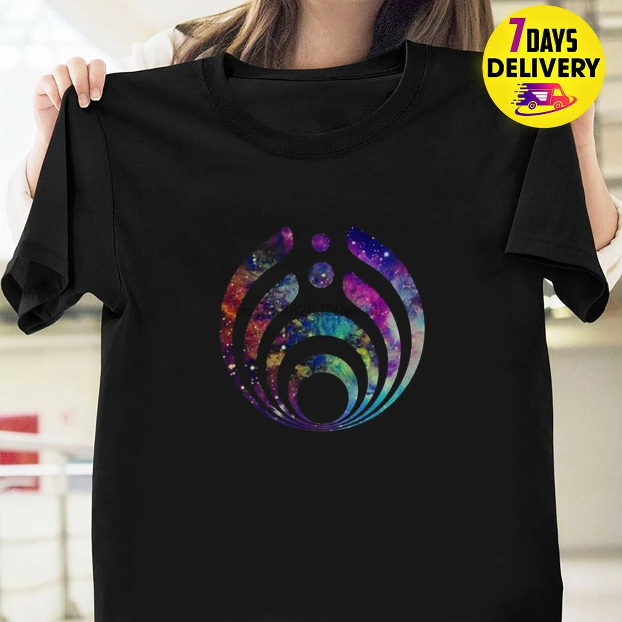 Bassnectar Галактическая Туманность Футболка Черный Размер S 3Xl | Мужская одежда