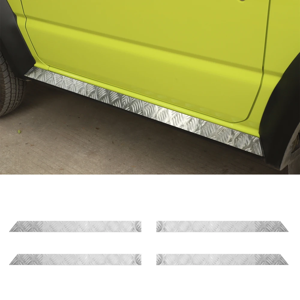 Car Body Side Skirt trim Styling For Suzuki Jimny 2019+ Stainless Steel Exterior Auto Moldings Accessory | Автомобили и мотоциклы