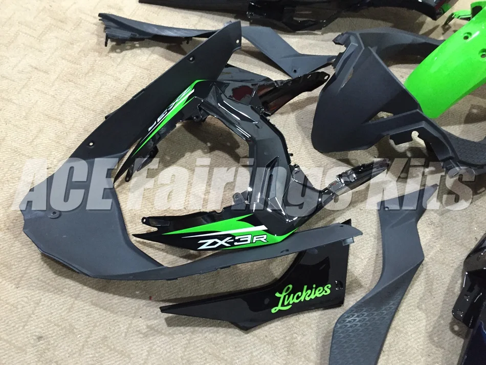ABS обтекатель комплект для Kawasaki Ninja300 EX300 300R 2013, 13, 14, 15, 16, 17, Обтекатели литья под давлением Лаки