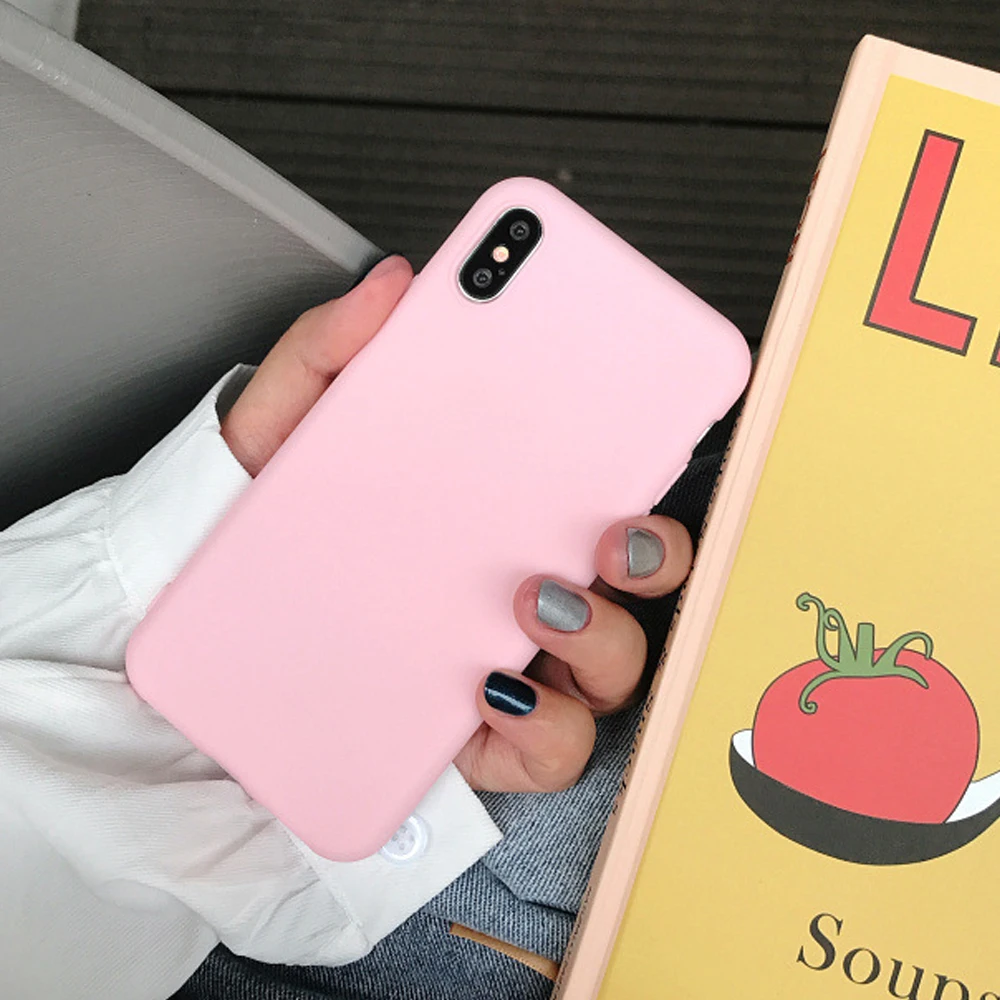 A-Pink ZLNHIV чехол для влюбленных с сердцем для iphone 11 pro X XR XS MAX 6 6s S 7 8 plus, сумка для телефона, Аксессуары для мобильных телефонов, чехол для телефона, противоударный - Цвет: A-Pink