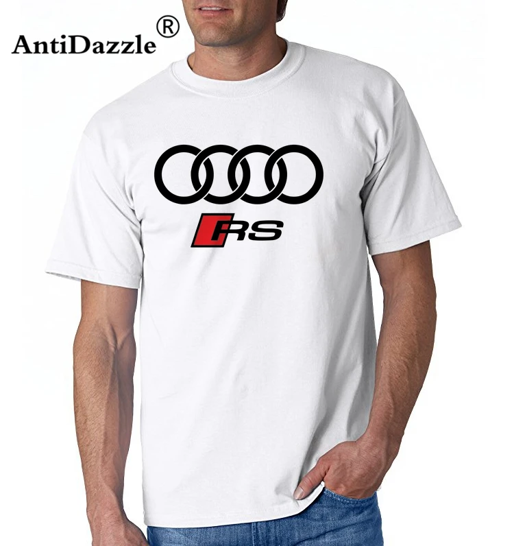 

Antidazzle letters print men Tee shirts fashion cotton T-shirt RS RS3 RS4 RS5 RS6 RS7 Logo Sporter Rally Car Cotton T shirt