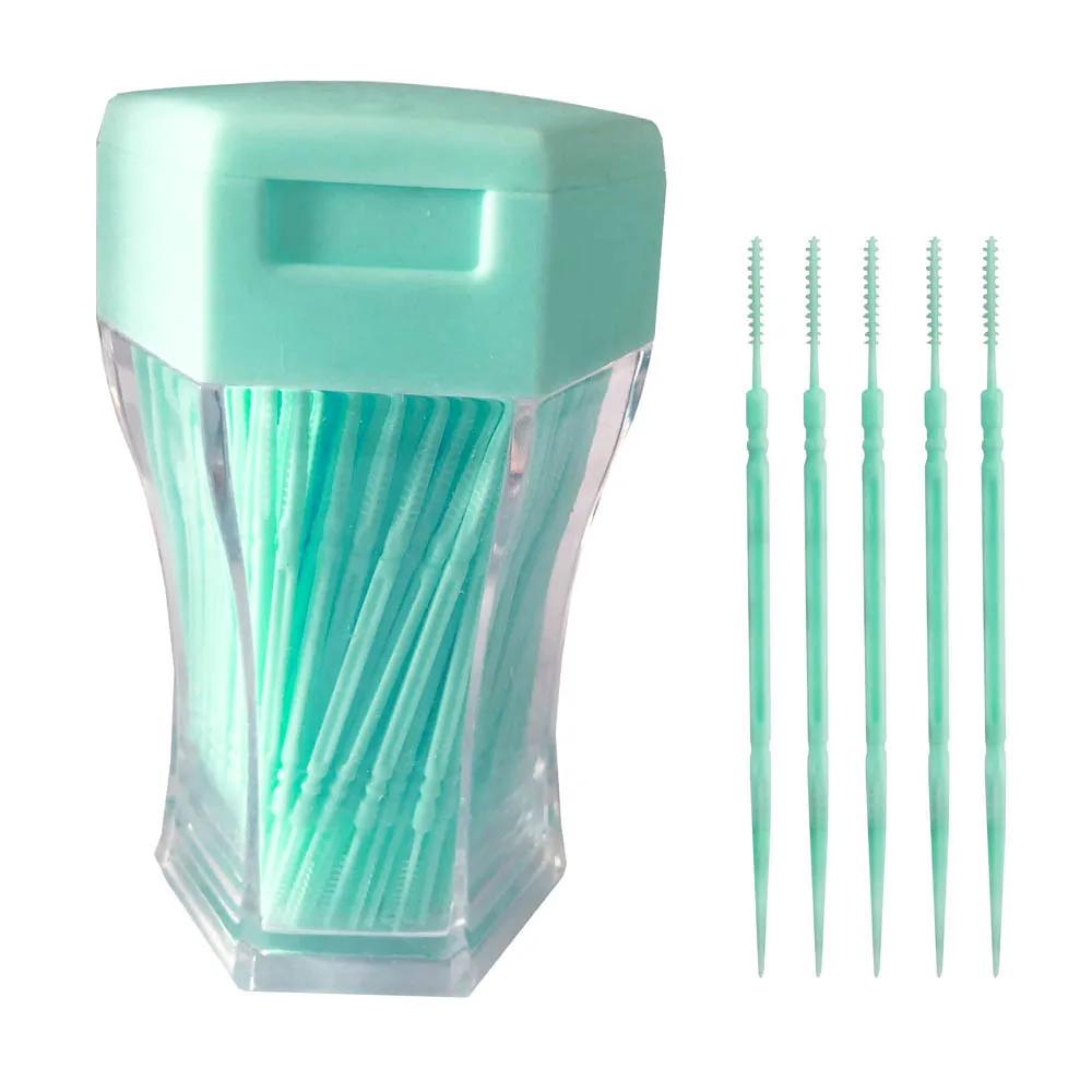 200 шт. инструмент для чистки зубов, уход за полостью рта, зубные палочки, зубная щетка, пластиковые двойные зубочистки