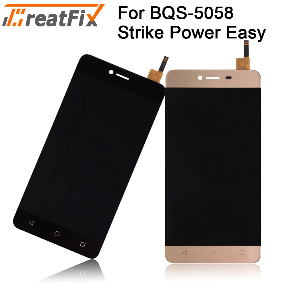 

For BQ BQ-5058 Strike Power Easy BQS-5058 BQ-5058 Strike Power Easy SE BQS5058 BQ5058 LCD Display Touch Screen Assembly WithTape
