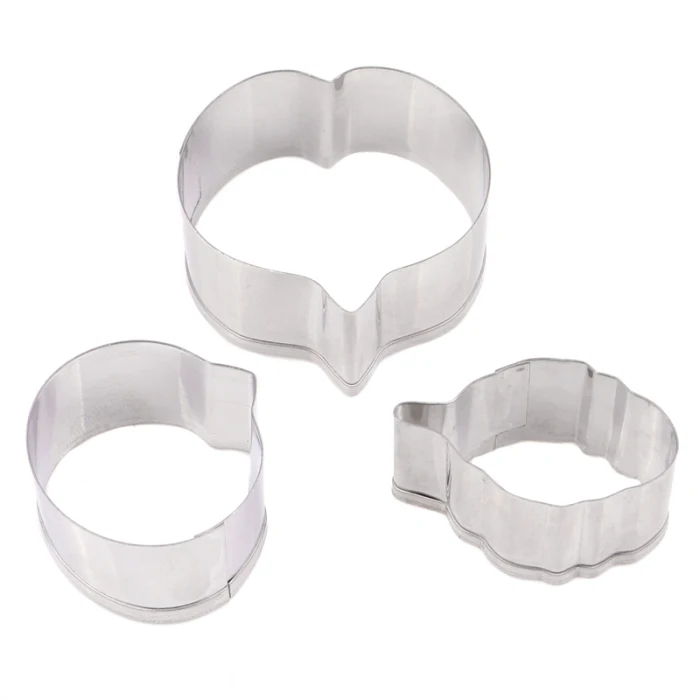 Stainless Steel Flower Petal Cookie Cutter Cupcake Mold Fondant Cake Mould DIY Decor MU8669