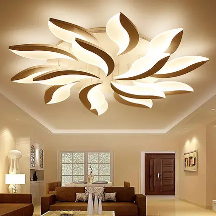 

Hot Acrylic Modern Led Chandelier for Living Study Room Bedroom Lampe Plafond Avize Indoor Ceiling Chandeliers 90-260V