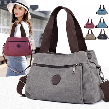 

Women Canvas Bag Handbags For Women Shoulder Bags Messenger Bag Crossbody BagsTote Bag Large Capacity Bags for Women Work Bags