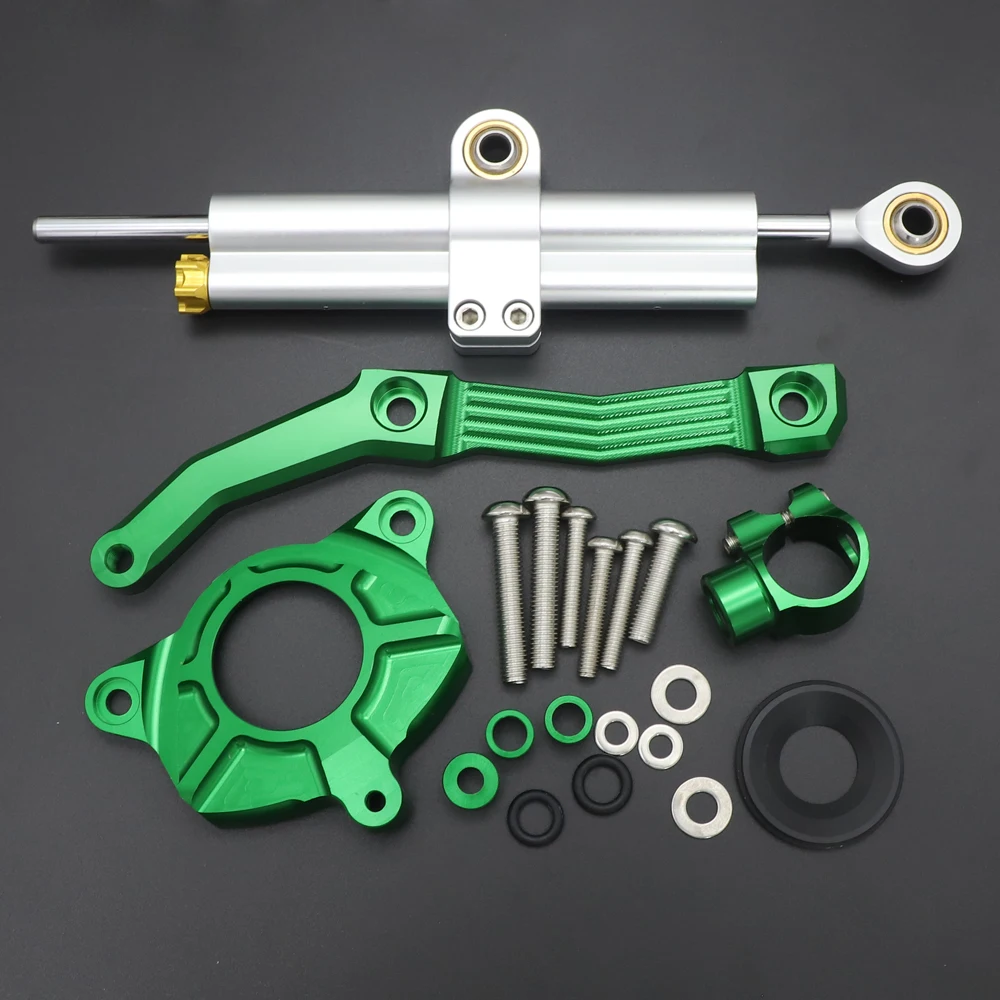 B BJMOTO для Kawasaki Z1000 2010-2013 Мотоцикл с ЧПУ амортизатор рулевой демпфер Кронштейн монтажный комплект - Цвет: B