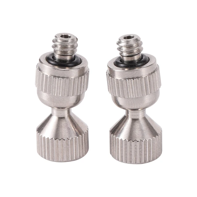 3/16 "Szál Rozsdamentes Acél Porlasztó Fúvóka Mindenirányú Csatlakozó Maging Öntözőrendszer 360 ° Univerzális Gyors Ízület - Image 4