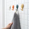 8pcs Hot Air Balloon Wall Hooks Clothes Towel Mask Hanger Self-adhesive Bathroom Kitchen Hook Keys Organizer Holder Home Decor ► Photo 3/6