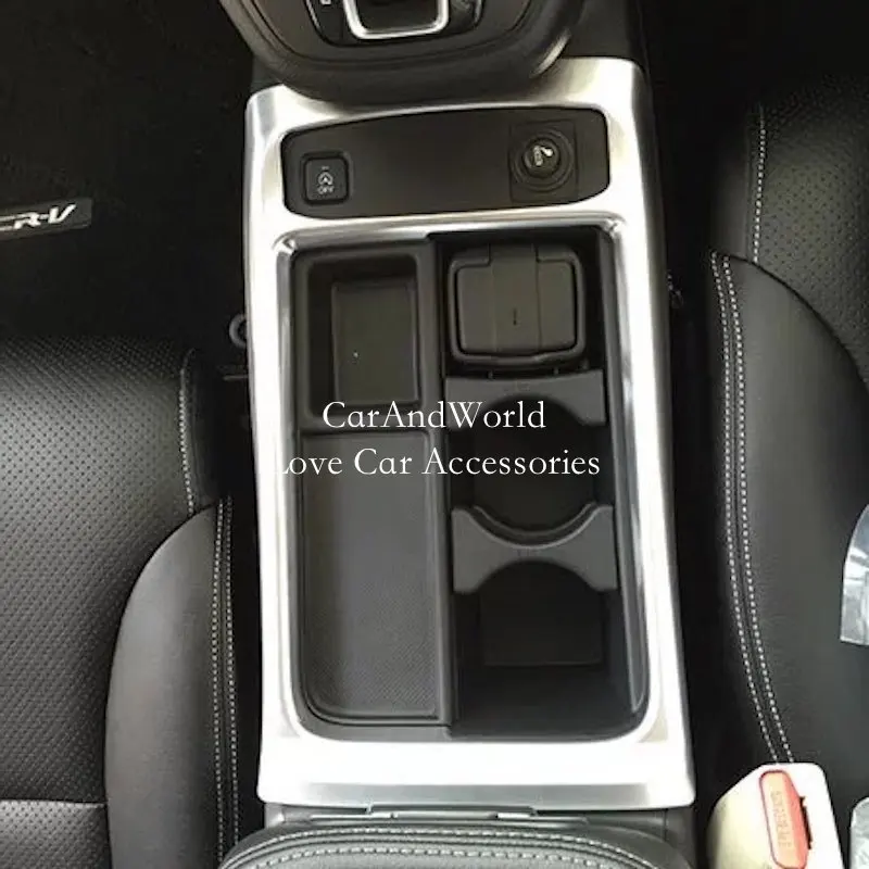 

Для Honda CR-V CRV 2012-2016, передний держатель для стакана для воды, защитная крышка, декоративная отделка, аксессуары для интерьера автомобиля