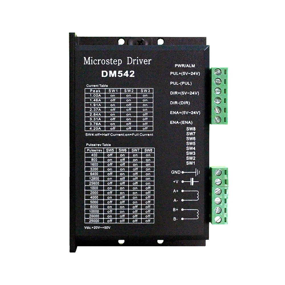 Драйвер для шагового двигателя EASON DM542 20-50 в 128 подразделение Nema 17/ 23 серии