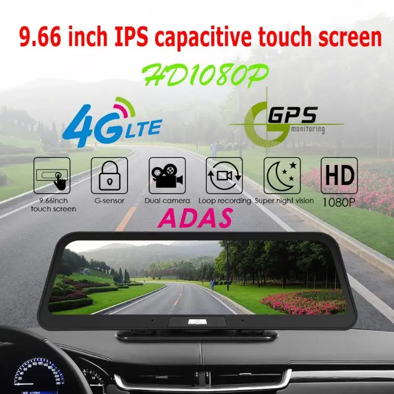 Phisung E98 1080p Автомобильный видеорегистратор камера легкая и деликатная 4G Android 5,1 gps навигация изящная и красивая двойная линза Dashcam