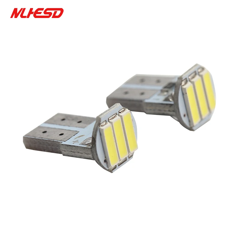 10 шт./лот T10 194 168 7014 3SMD печатная плата авто 3 светодиодные фонари заднего хода
