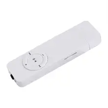 Тонкий легкий портативный USB Спорт U диск мини Mp3 музыкальный плеер Поддержка 32 Гб TF карта Лучший подарок