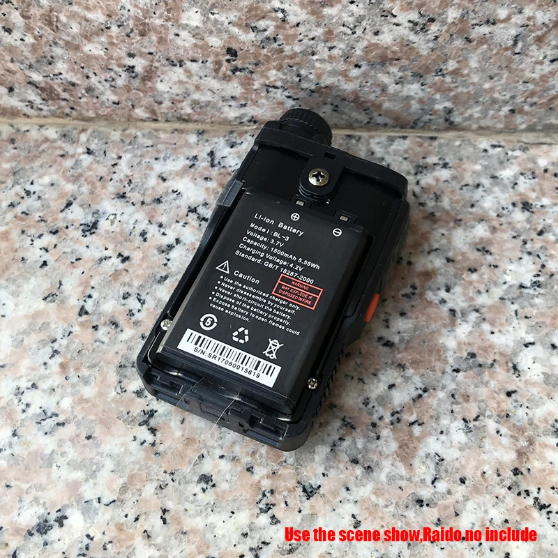 Baofeng Radio Walkie Talkie UV-3R Battery 1500mAh for BF-UV3R Two Way Radio Accessories UV 3R Radio Extra Battery Model BL-3 5