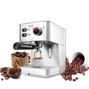

20Bar Espresso Machine Milk Frother Semiautomatic Household Commercial Steam Stainless Steel