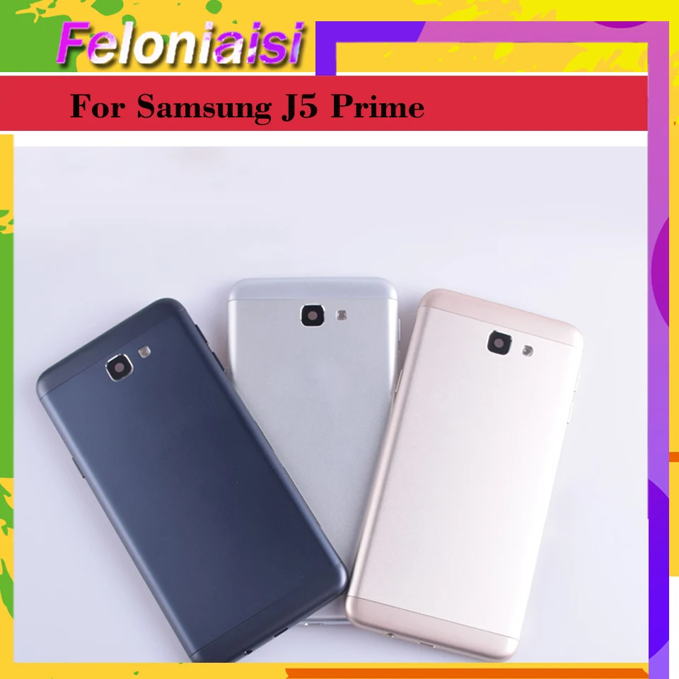 

10pcs/lot Battery Cover Housing For Samsung Galaxy J5 Prime ON5 2016 G570 G570K Back Cover Case Rear Door Replacement Parts