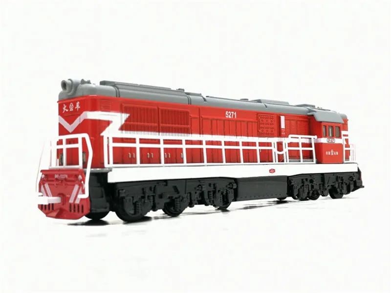 1/87 сплав локомотив оттягивающаяся назад Модель игрушечный поезд звук световой игрушечная машинка для детей