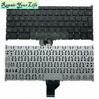 

laptop keyboard SP Spanish for ACER Chromebook C730 C730E C740 C4PE C720P-2625 C720-2800 AEZHL00010 NK.11117.05M black original