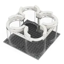 

MOC Bracket Apollos 11 Saturn V Stand Building Blocks Kit Rocket Launch Support Space Spacecraft Bricks Toys For Children Gifts