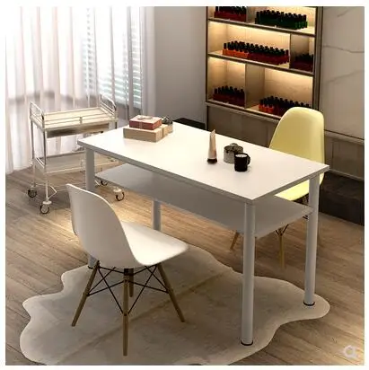 US $286.40 Japanese ins Simple Manicure Table and Chair Set Table Specials Single and Double Modern Manicure Table Economy Makeup Table