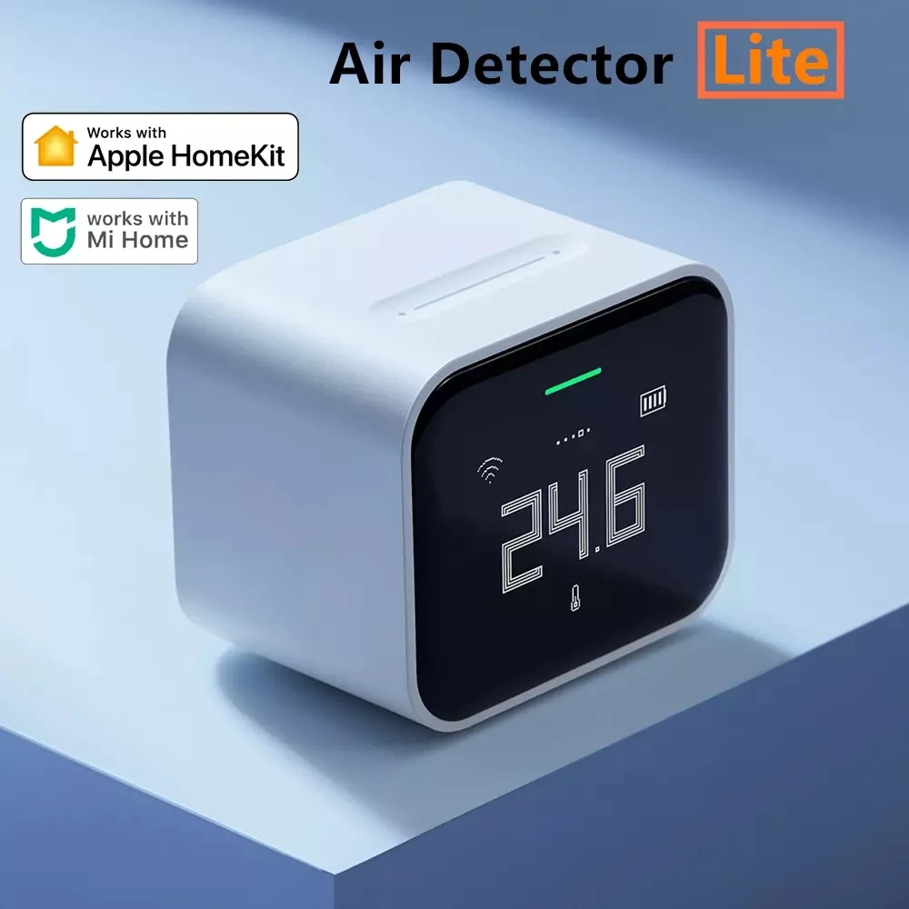 

Новый Xiaomi Air Detector Lite PM2.5 монитор качества воздуха бытовой многофункциональный монитор с управлением через приложение Mi Home Apple Homekit