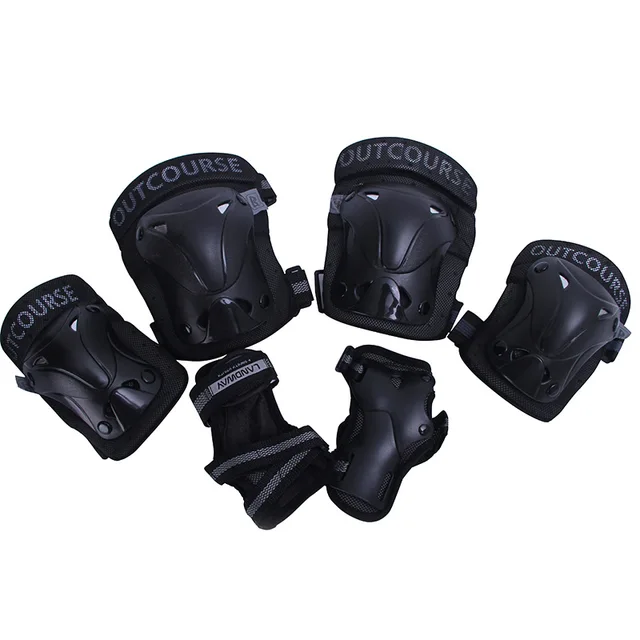 US $14.88 Thick Children Roller Skating Skiing Protective Clothing Set Outdoor Sports Riding Kneelet Elbow Gu