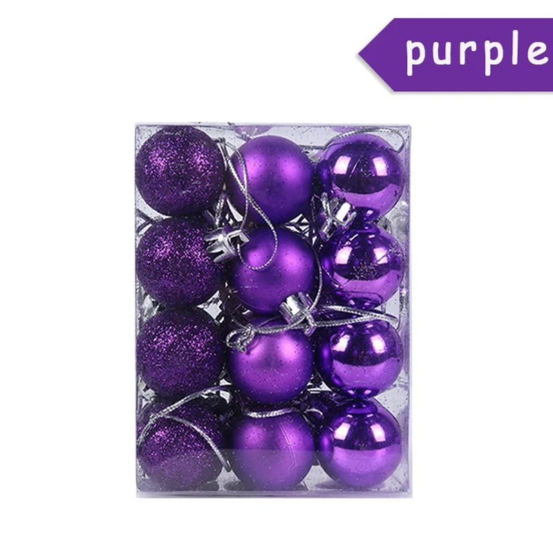Assorted Color Christmas Balls Christmas Tree Ornaments Balls xmas decorations Hanging Tree Pendants New Year 2021 Gift Noel 