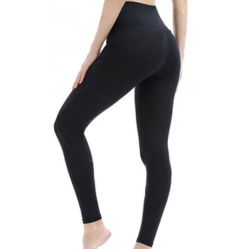 

Wome High Waist Pants Pockets Push Up Butt Fitness Leggings Pants XRQ88