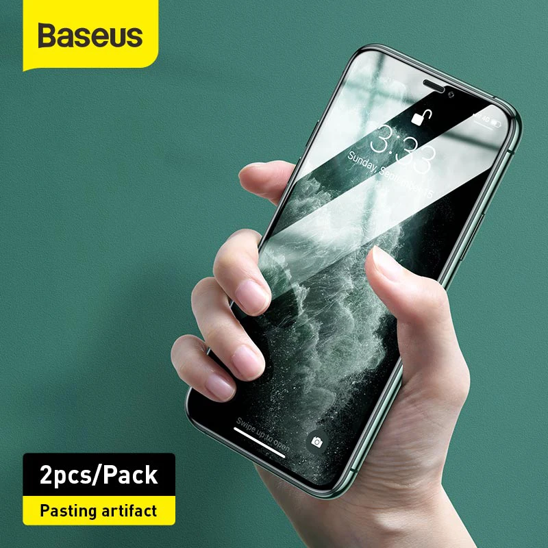 Baseus Full Cover Phone Case For iPhone 11 Pro Max XS XR XS X Eye Protective Screen Protector For iP