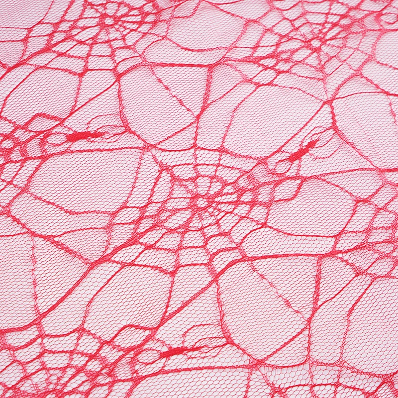 Дешевые паук Сетки череп из кружевной ткани тюль ткань Хэллоуин для сцены украшения материалов 45*150 см/шт A26