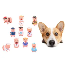 Новая игрушка для домашних животных Cachorro латексная Жевательная пищалка, писклявый звук, игрушки для игр в форме животного, щенок, собака