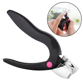 

Stainless Steel U Shape Nail Scissors Remover Cuticle Clipper Manicure Cutter With protective cover, dustproof and anti-damage.