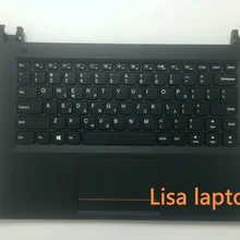 FOR Lenovo upper case Q 80t8 FP w / KB GK C-Cover with keyboard black with touchpad E42 with fingerprint 5CB0M31590
