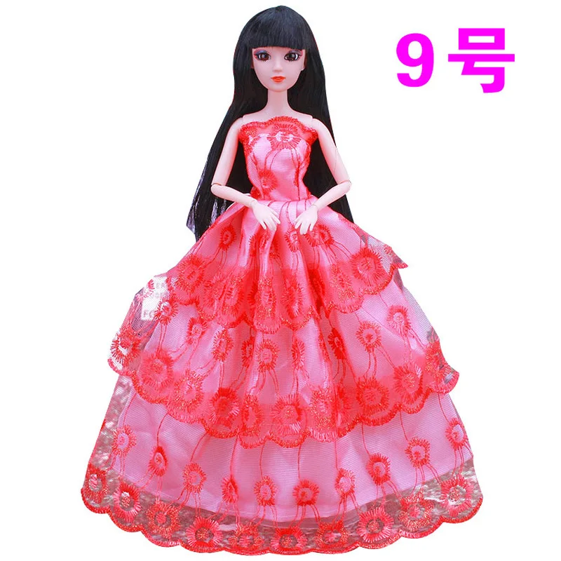 Кукла Одежда Аксессуары для детской куклы 30 см Bjd Кукла одежда свадебное платье ручной работы Принцесса Вечерние платья юбка подарки для девочки DIY игрушка носки для девочек гольфы для девочек куклы лол мешок для об
