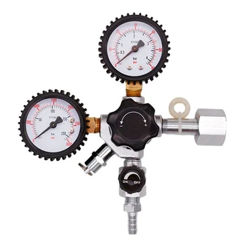 

CO2 Cylinder Regulator Carbon Dioxide CO2 Regulator Beverage Beer Pressure Reducer Double Gauge Pressure Regulator