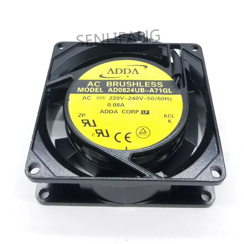 

FOR ADDA AD0824UB-A71GL 220V-240V 8CM AC50/60HZ 0.80A cooling fan
