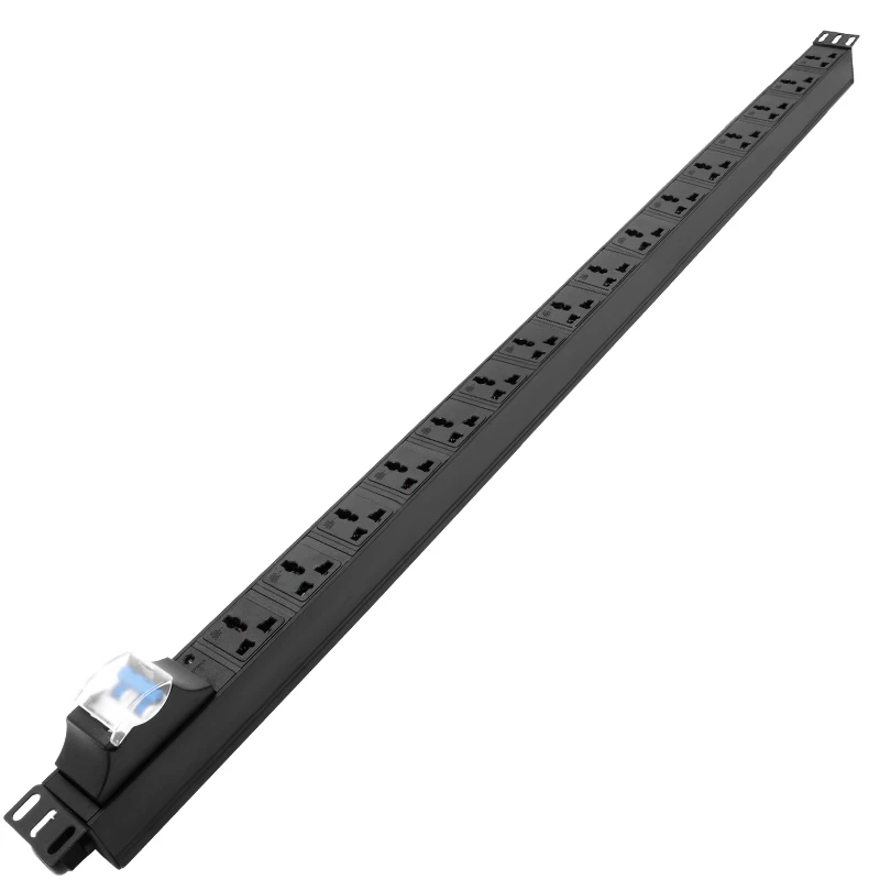 

PDU Power strip 16 Unit Universal Outlet Socket 16A/32A 4000/8000W Air Switch Industrial Aluminium Alloy Socket