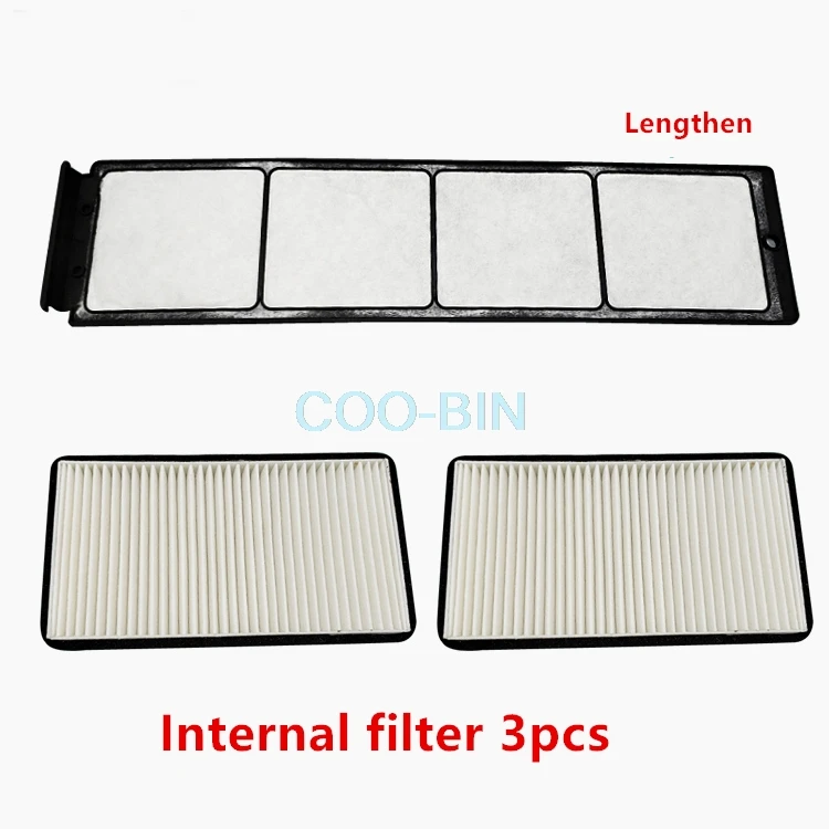 Internal filter 3pcs Фильтр для кондиционера HITACHI ZX 60-5G ZAX60 70, фильтр для кондиционера экскаватора - Цвет: Internal filter 3pcs